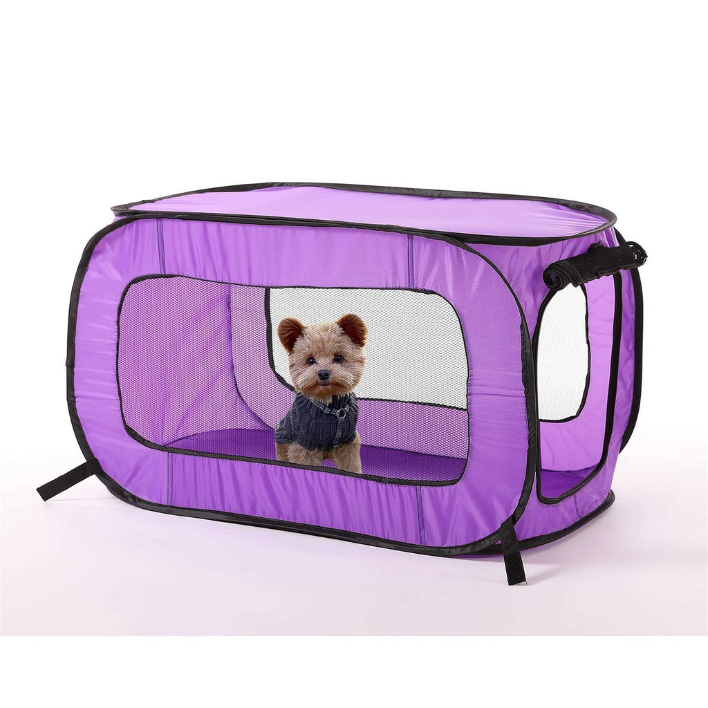 Portable Collapsible Pop Up Pet Kennel J79485