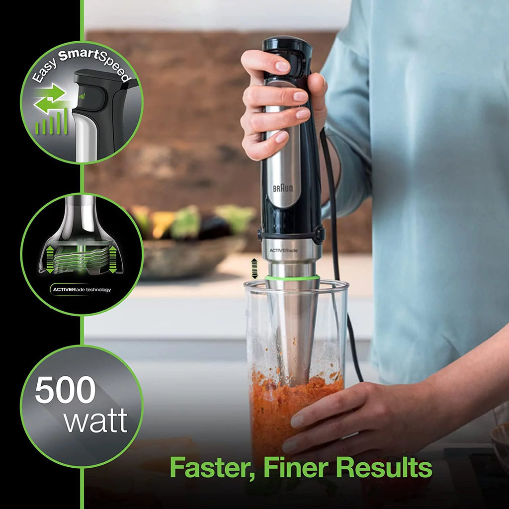 3-in-1 Immersion Hand Blender 500W Stainless Steel M160528