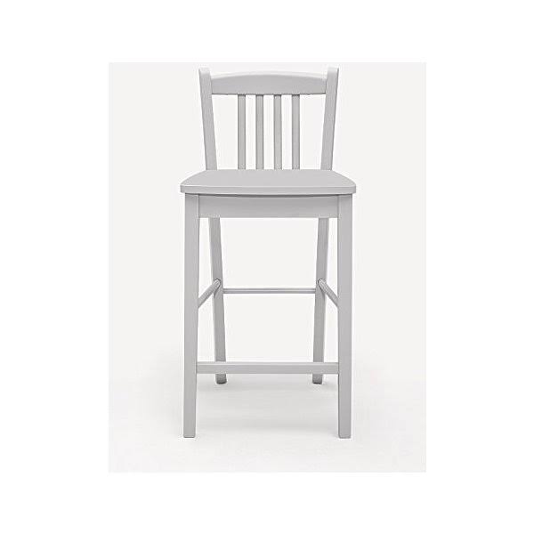 Ash Grey Counter Height Dining Table with Shelving F5071