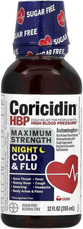 Nighttime Multi-Symptom Cold Liquid Cherry 12 Fl Oz Pack of 3 B6853