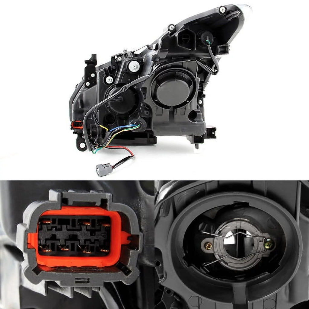 Smoked LED Projector Headlights & 3D LED Tail Lights R47688