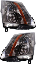 Headlight Assembly Pair for Cadillac CTS 2008-2014 Halogen U997707