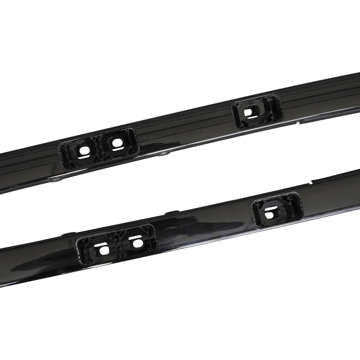 2PCS Car Top Roof Rack Rail Cross Bar Luggage Cargo Carrier Aluminum Black X7167