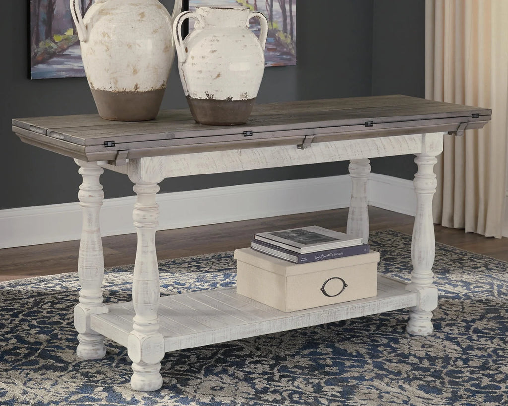 Gray/White Sofa Console Table U720