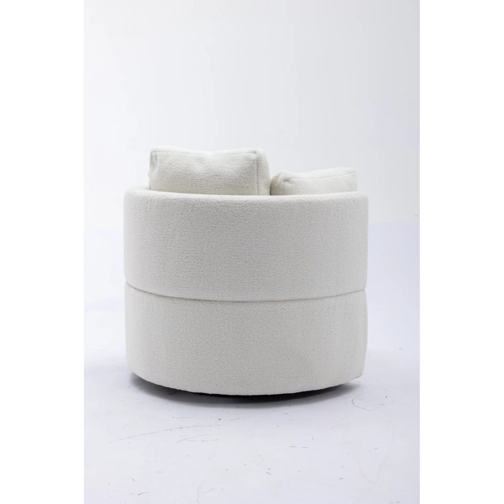 Ivory Swivel Storage Chair X737