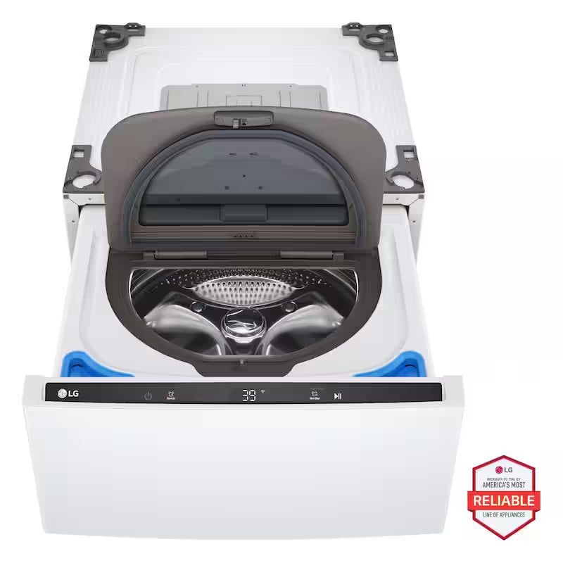 Laundry Pedestal Washer with Slim DD Motor in White C2053