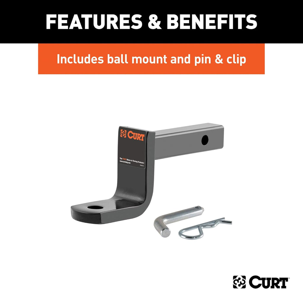 Class 1 Trailer Hitch with Ball Mount, 1-1/4-In Receiver X407826
