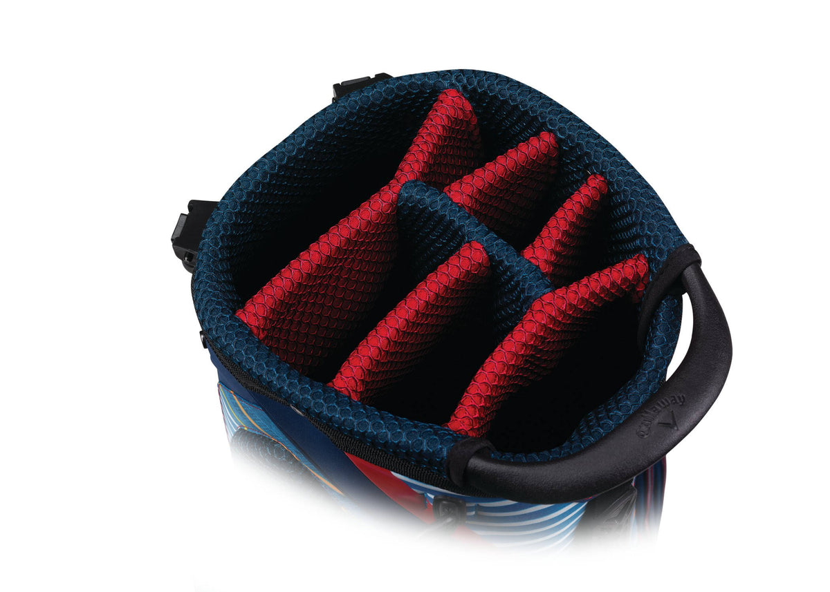 Titanium Red Black Stand Bag L403