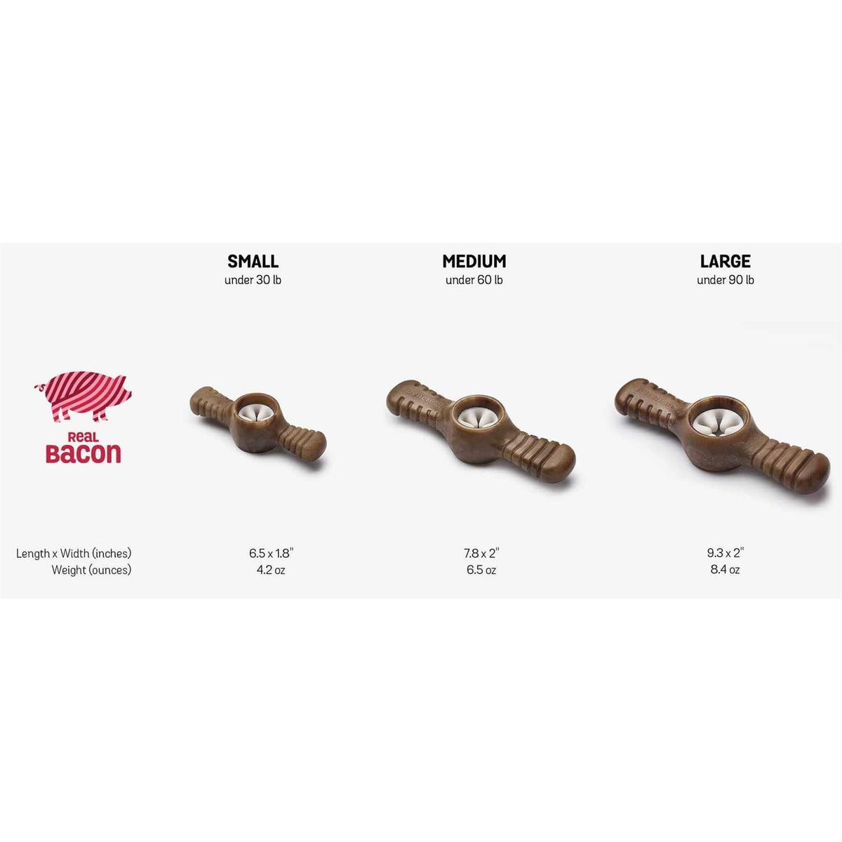 Bacon Dog Chew Toy J58601