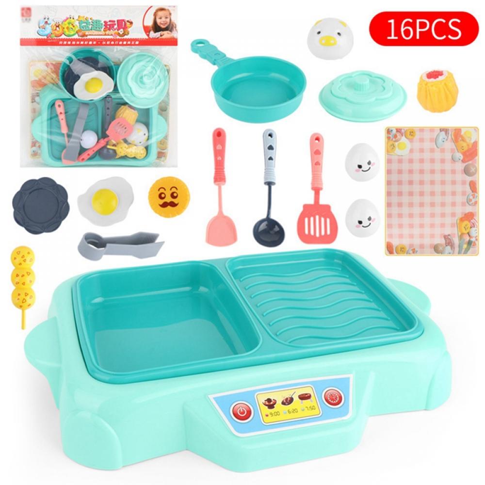Pretend Play Kitchen Toy with Cookware Pot and Cooking Utensils V561