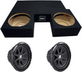 Toyota Tundra 07-12 Double Cab Truck Dual 10 Subwoofer Sub Box Enclosure 600 Watts Peak F668