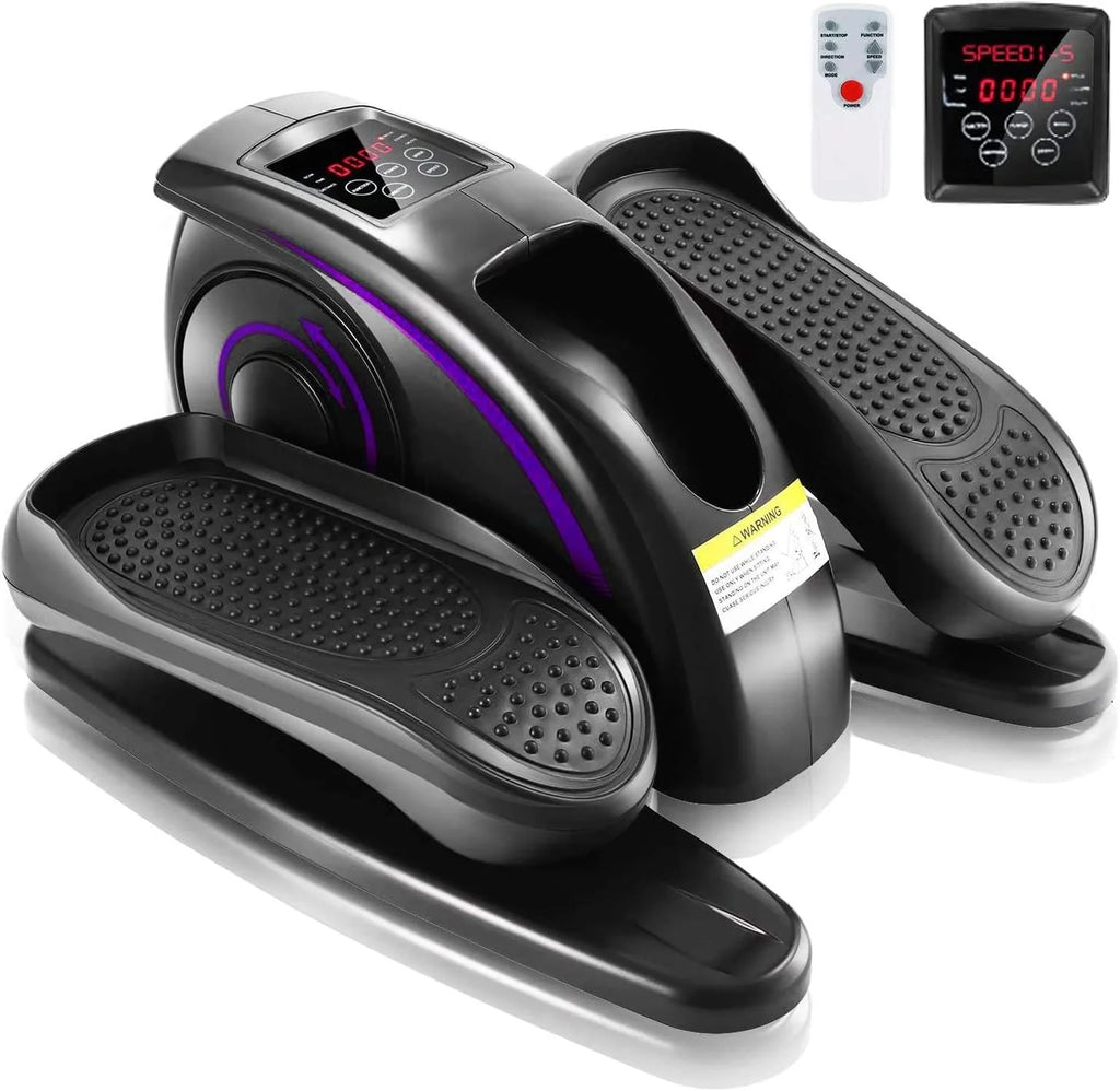 Under Desk Elliptical Machine Seated Pedal Exerciser with LCD Display R540