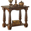 Brown Rubber Wood End Table R718