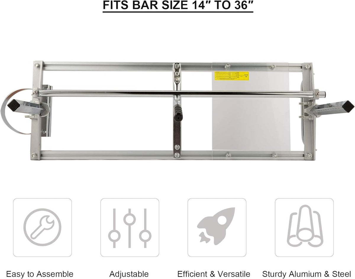 Portable Chainsaw Mill Aluminum Steel Guide Bar Wood Lumber Cutting Sawmill L2014