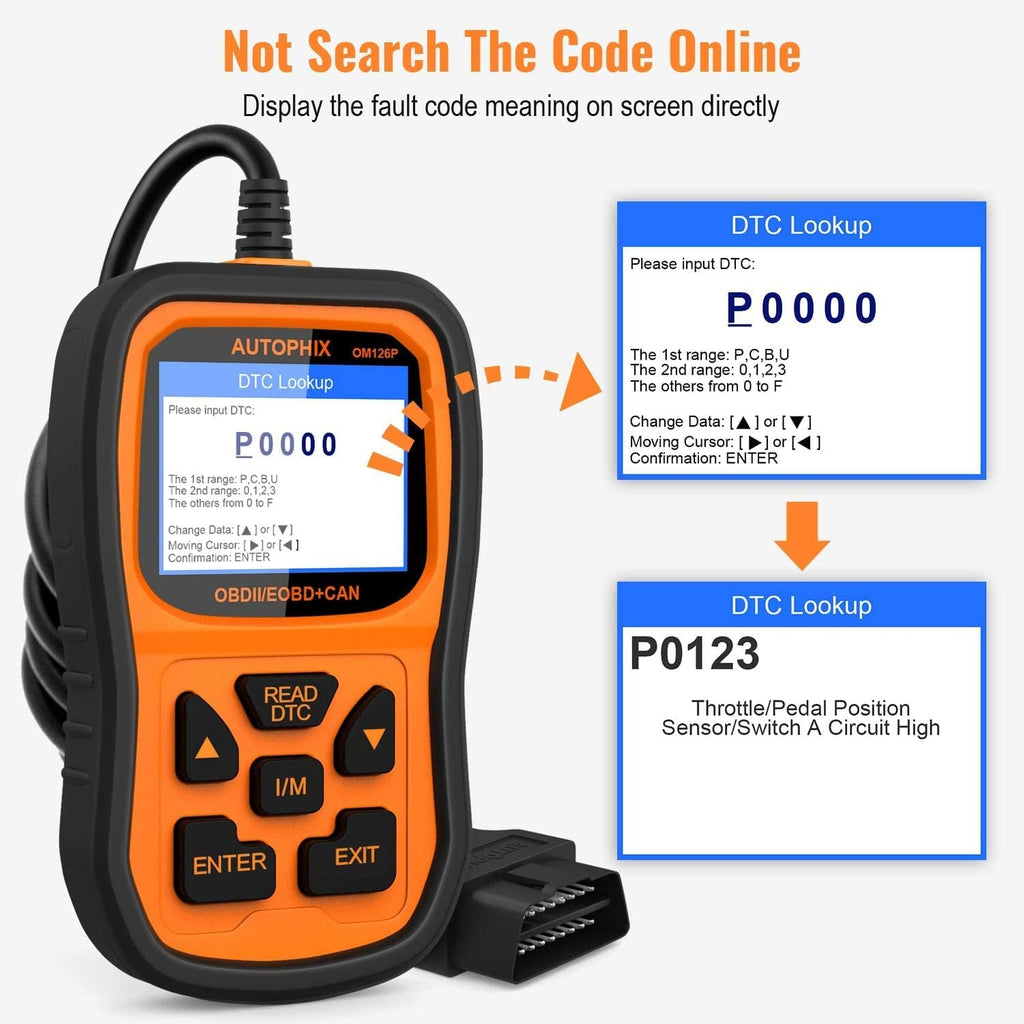 OBD2 Scanner Code Reader for All OBDII Car After 1996, Pack of 2 N445