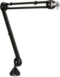 Black Swivel-Mount Studio Microphone Boom Arm S924538
