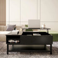 42" Black Lift Top Coffee Table Q35312