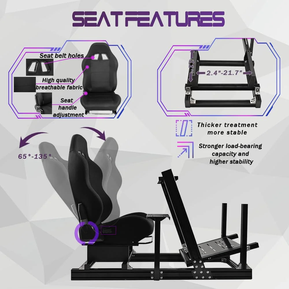 Racing Simulator Cockpit with Seat N3675