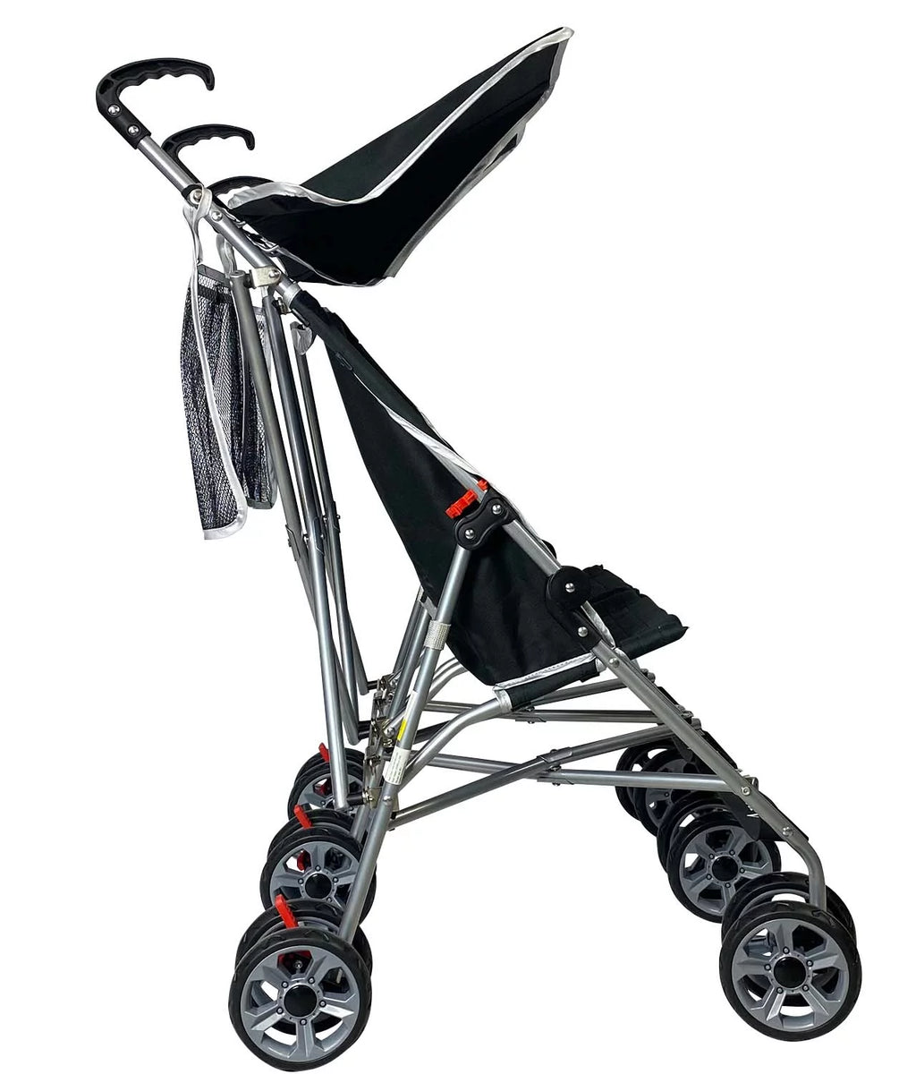 Black Double Umbrella Stroller with EVA Wheel Z75335