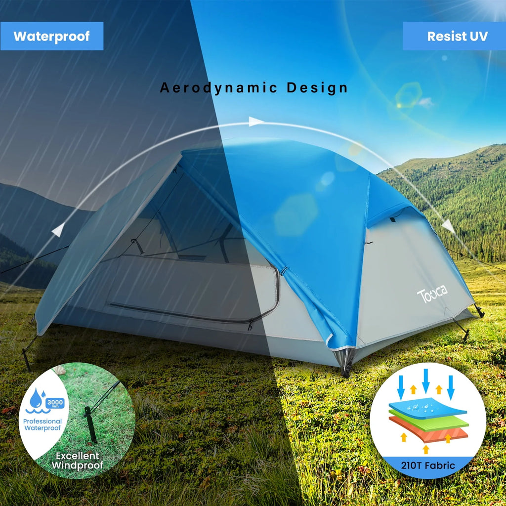 2 Person Waterproof Lightweight Camping Tent X381469