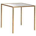 Gold Mirror Top Accent Table U764