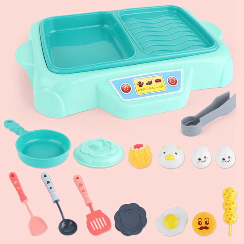Pretend Play Kitchen Toy with Cookware Pot and Cooking Utensils V561