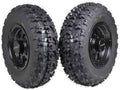 21x7-10 ATV Front Tire & 10x5 4/156 Black Wheel Kit (2 Pack) X693