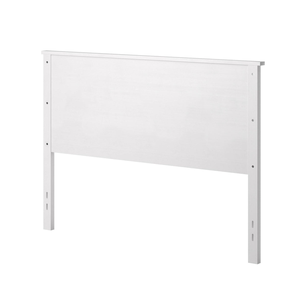 Queen Size Gloss White Wood Panel Headboard S619