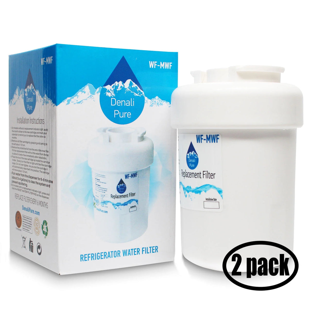 2-Pack Replacement Water Filter Cartridge X648302