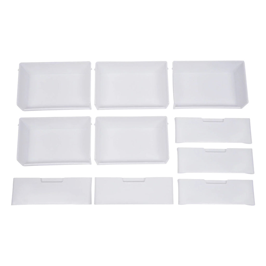 White 5 Drawers Plastic Dresser U102