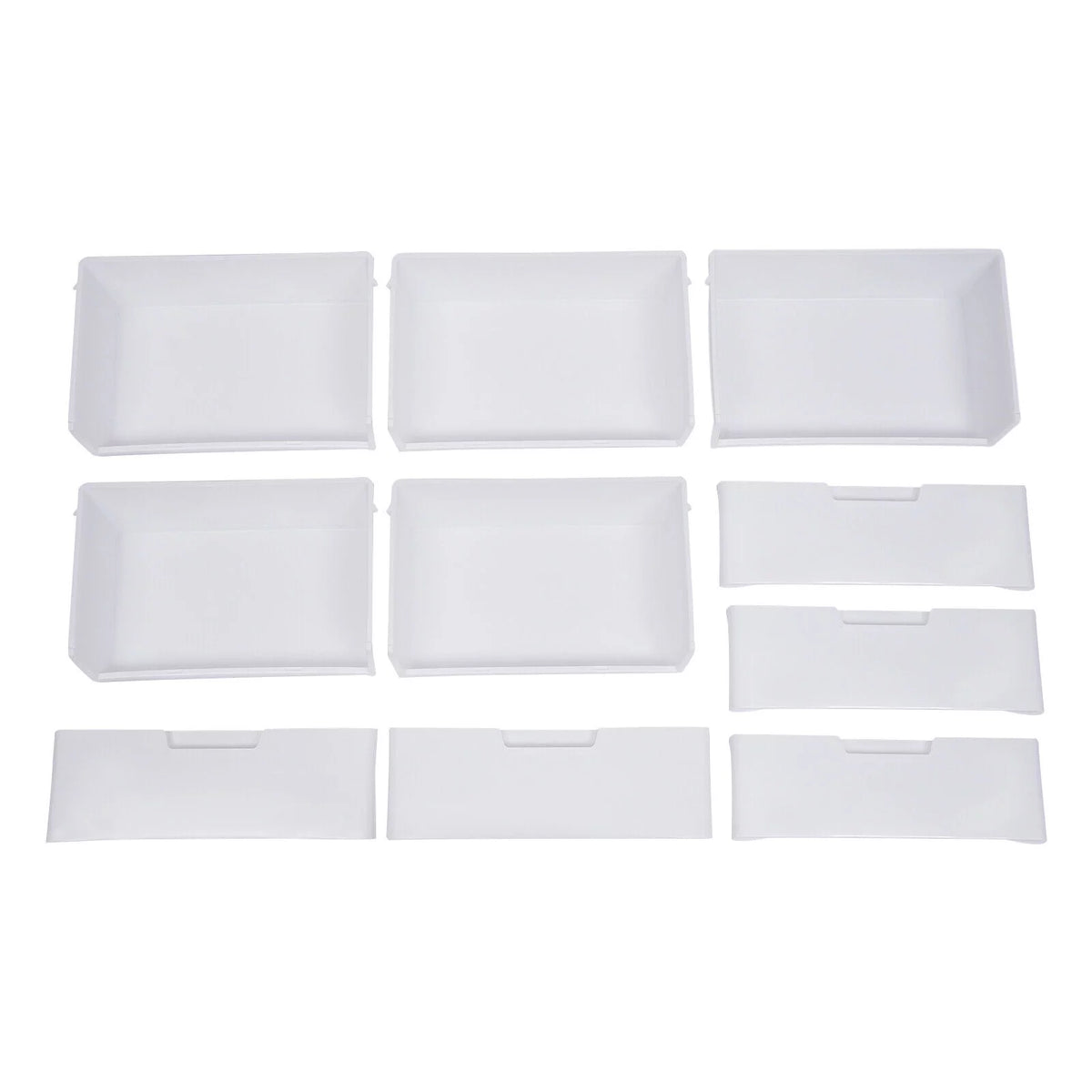 White 5 Drawers Plastic Dresser U102