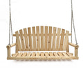 Unfinished Wood Porch Swing With Chains A626