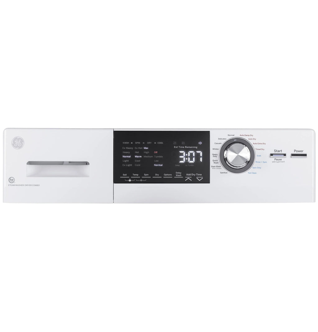 White 2.4 Cu. Ft. Front Load Washer Dryer Combo U5716