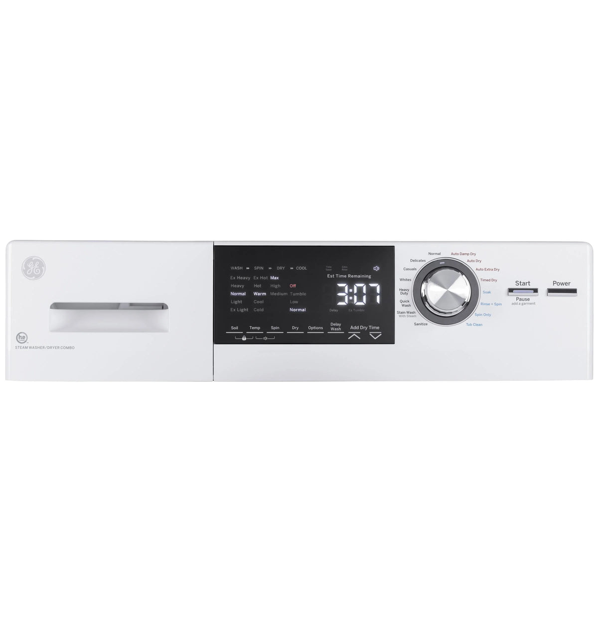White 2.4 Cu. Ft. Front Load Washer Dryer Combo U5716