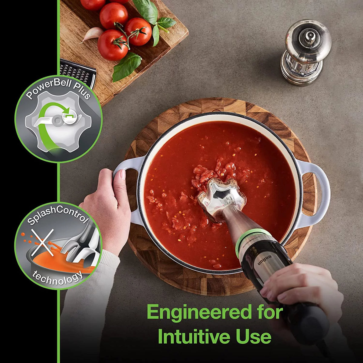3-in-1 Immersion Hand Blender 500W Stainless Steel M160528