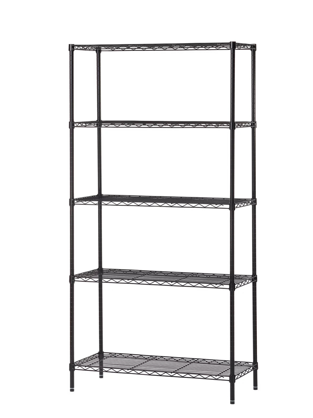 Black Wire 5-Tier 72 H x 36 W x 16 D 1750lb Capacity C717