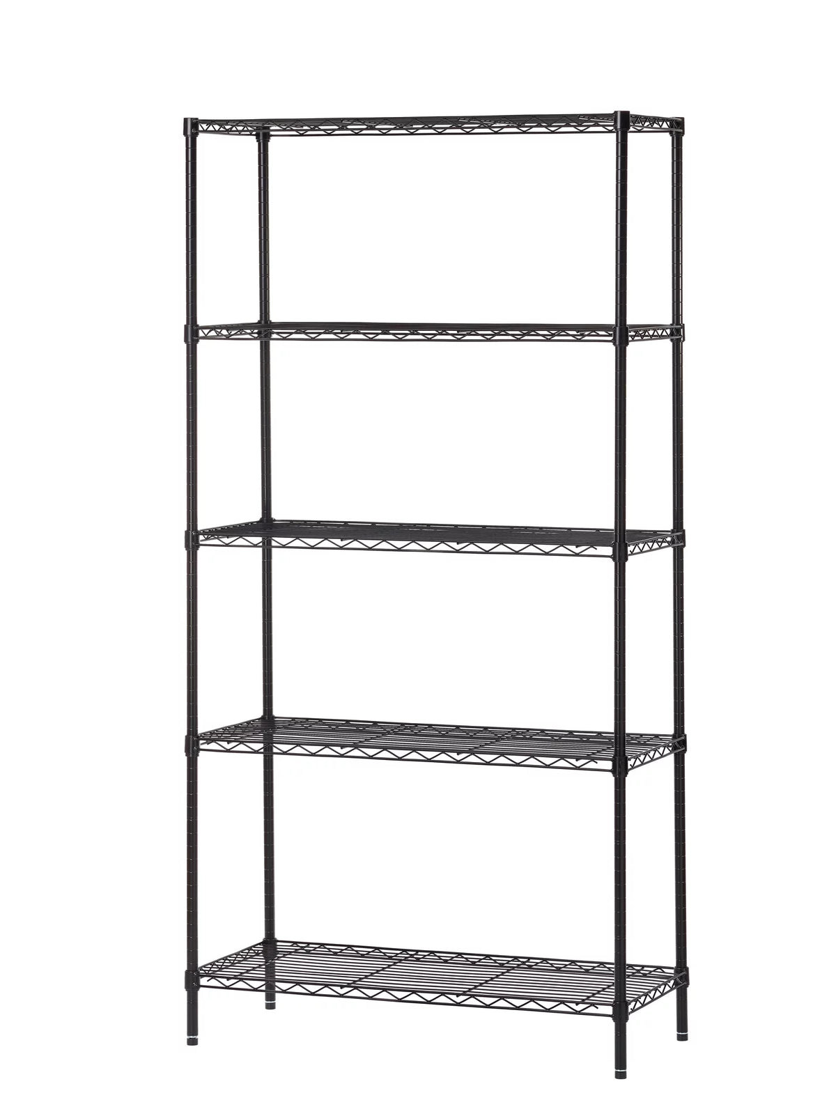 Black Wire 5-Tier 72 H x 36 W x 16 D 1750lb Capacity C717