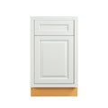 Vintage White Inset Raised Panel Base Cabinet R21526