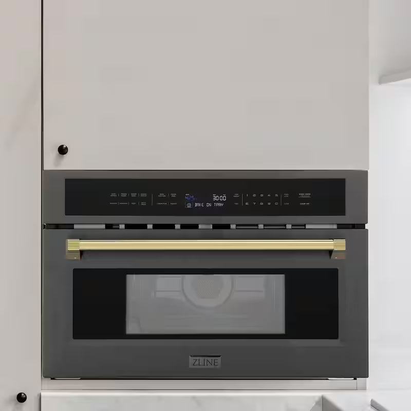 30 in. Built-In Microwave Oven in Black Stainless Steel P696527