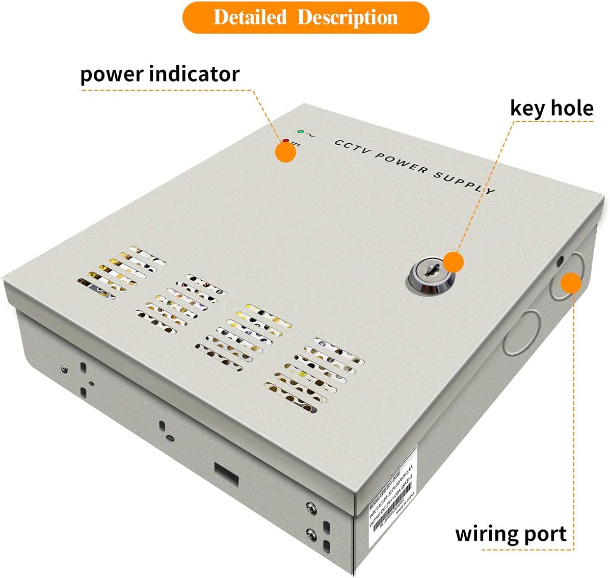 CCTV Power Supply 18 Channel 12V 20A R895308