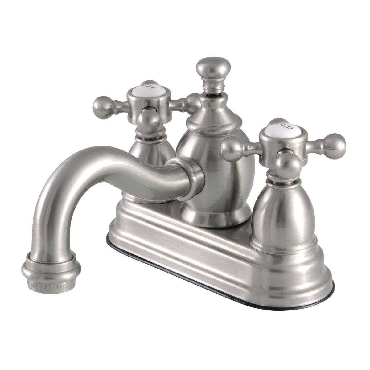 Brushed Nickel 4 in. Centerset Bathroom Faucet R152