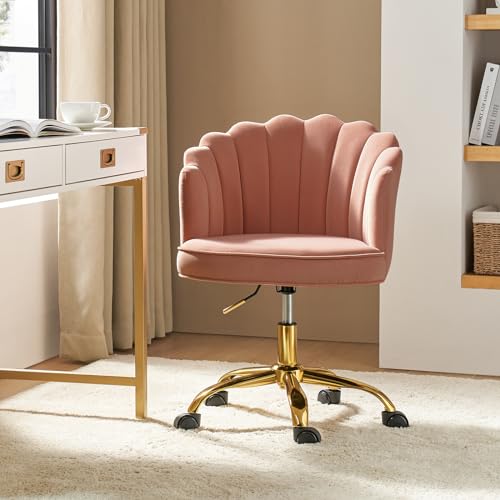 Teal Velvet Upholstered Desk Chair D964972