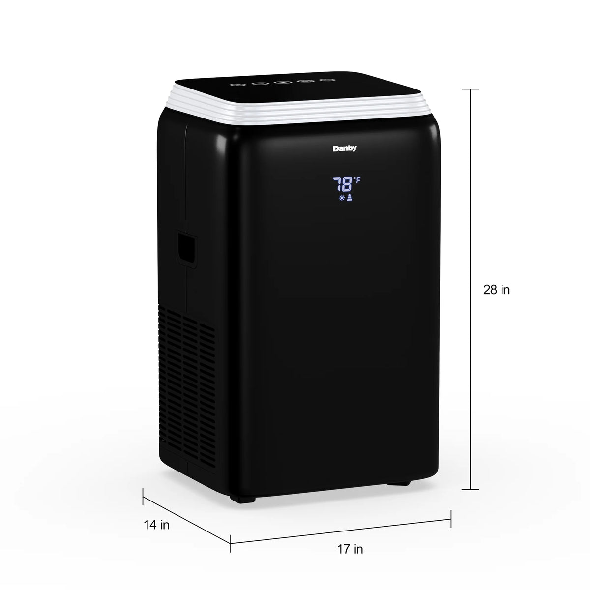 8000 BTU 3-in-1 Portable AC in Black X2542