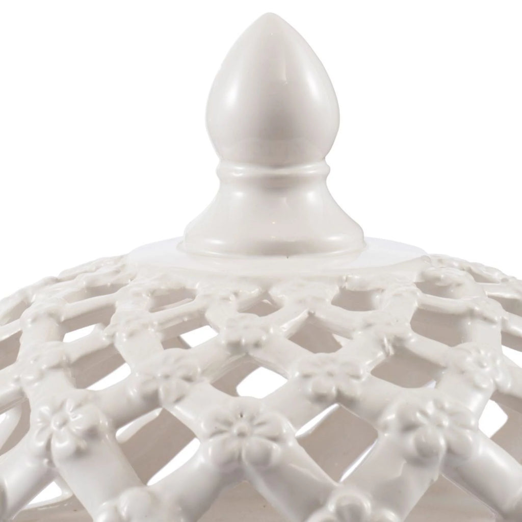 Snow White Lidded Jar Z250053