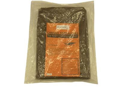 6'x8' 10-oz. Green Canvas Tarp O431601