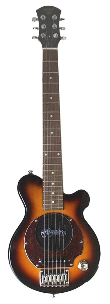 Sunburst Electric Guitar with Built-in Amp C47615