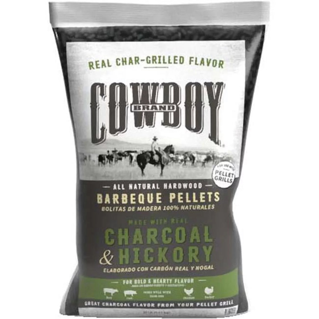 20LB Charcoal and Hickory Wood Pellets I1555
