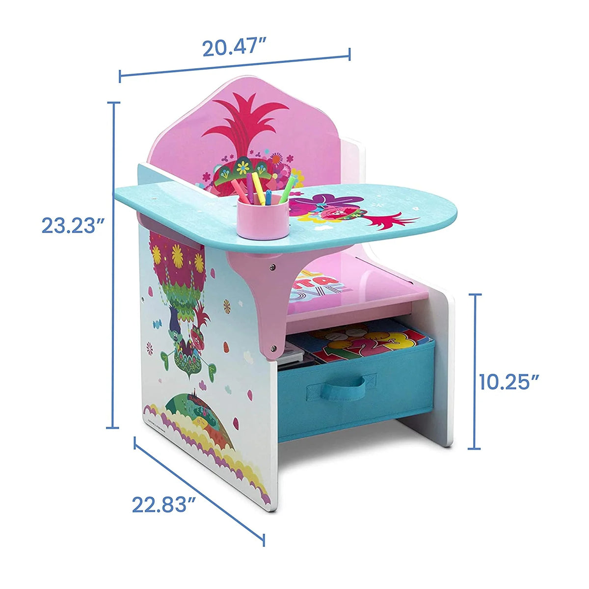 Toddler Chair Desk with Storage Bin G375