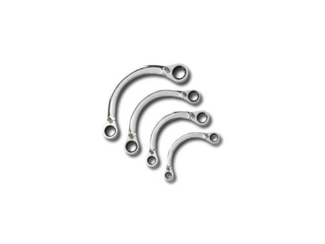 SAE Half Moon Reversible Double Box Ratcheting Wrench Set (4-Piece) N628