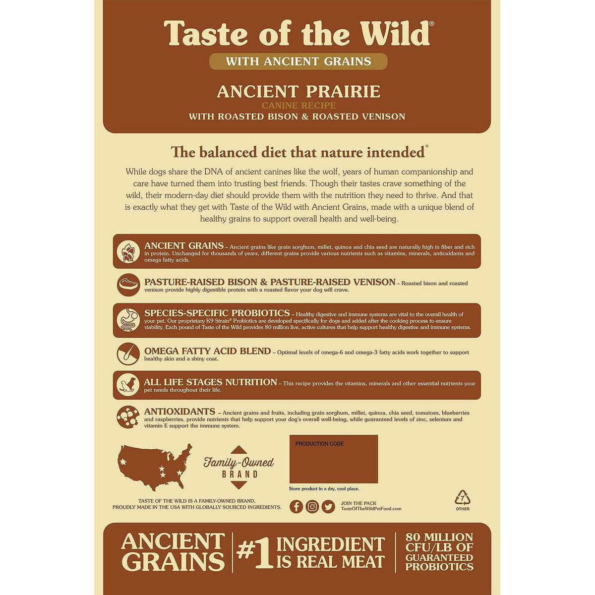 Ancient Prairie Dog Food B439
